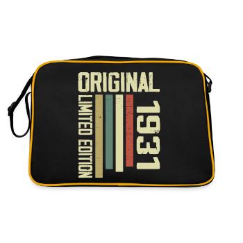 Retro 1931 cadeau 93e anniversaire Vintage 1931 - Sac Retro - noir/or - Dos