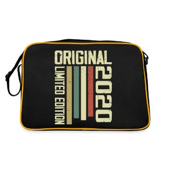 Retro 2020 Vintage 1995 4th Anniversary Gift - Retro Bag - black/gold - Back
