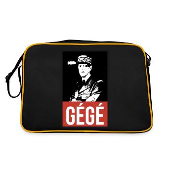 Gégé Général De Gaulle - Sac Retro - noir/or - Dos