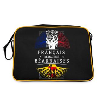 Racines Béarnaises - Sac Retro - noir/or - Dos