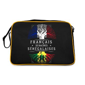 Racines Sénégalaises - Sac Retro - noir/or - Dos