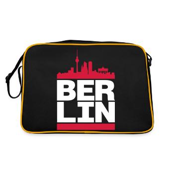 Berlin - Sac Retro - noir/or - Dos