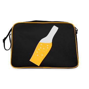 Beer bottle - Retro Bag - black/gold - Back