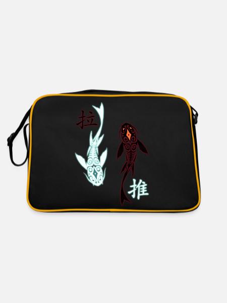Avatar - Tui & La / Raava-Vaatu - color - Retro Bag - black/gold - Back