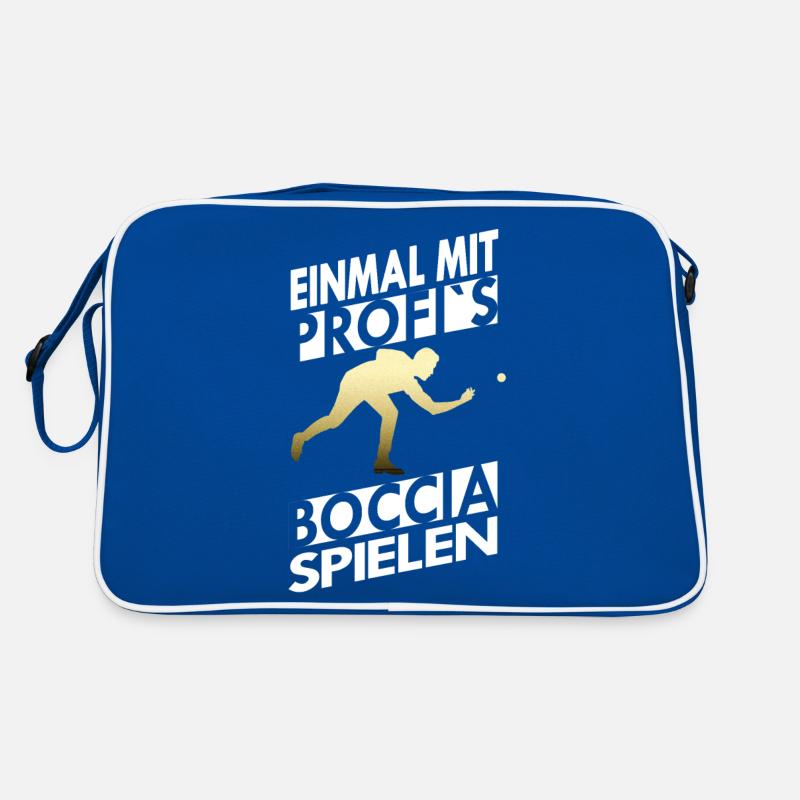 Einmal mit Profi s Boccia spielen Retro Tasche