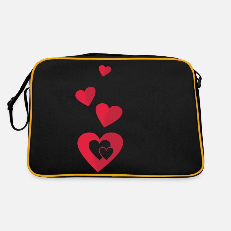 Hearts Retro Bag
