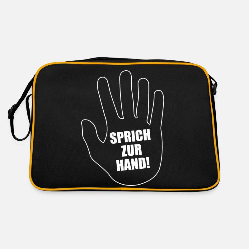 Sprich zur Hand Retro Tasche
