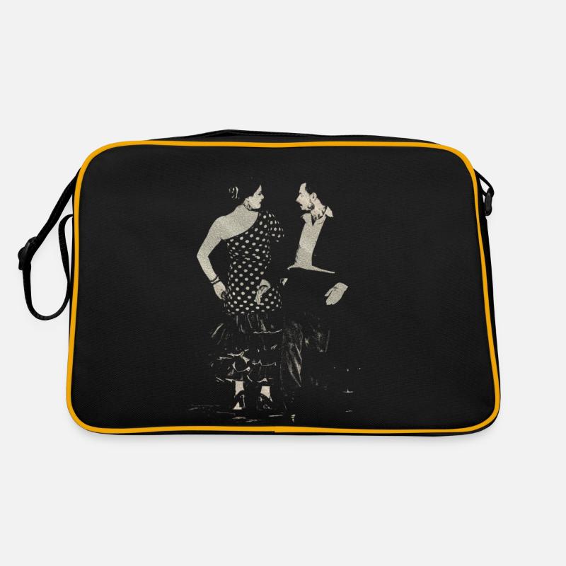 Flamenco Arab Dancers Couple Retro Bag