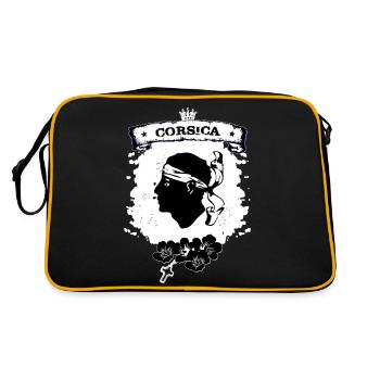 Corse - Sac Retro - noir/or - Dos