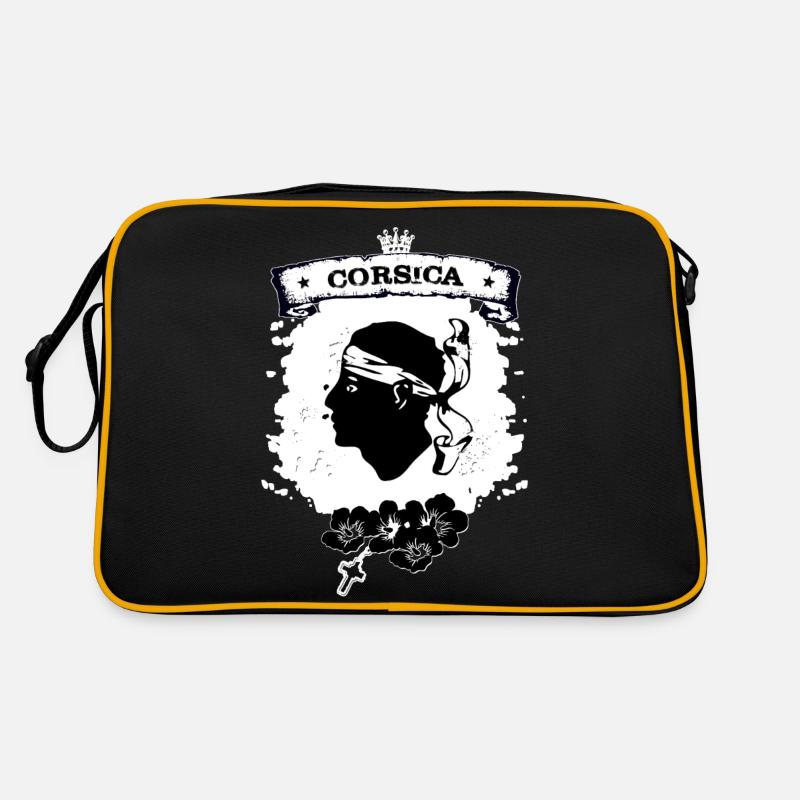 Corsica - Retro Bag - black/gold
