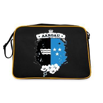 Argovie - Sac Retro - noir/or - Dos