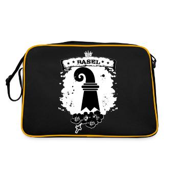 Basel City - Retro Bag - black/gold - Back
