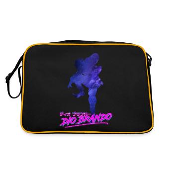 Gott Brando Outrun - Retro Tasche - Schwarz/Gold - Hinten
