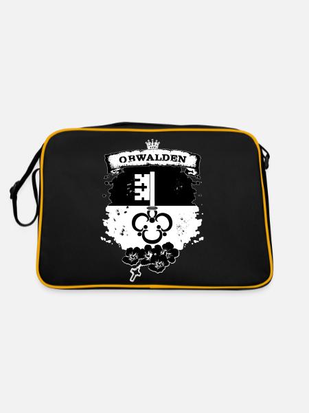 Obwalden - Retro Tasche - Schwarz/Gold