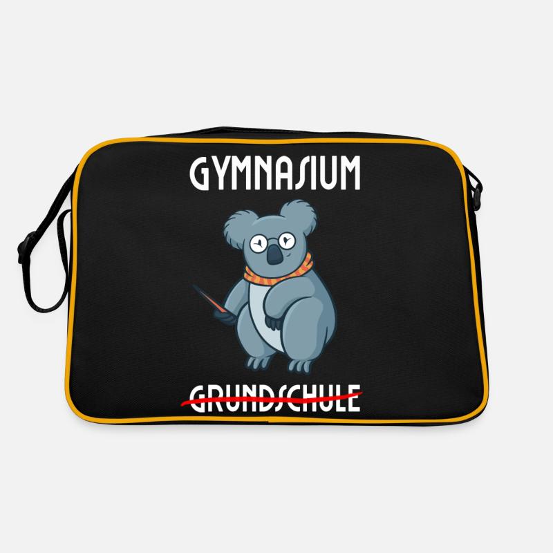 Gymnasium Grundschulabschluss Retro Tasche