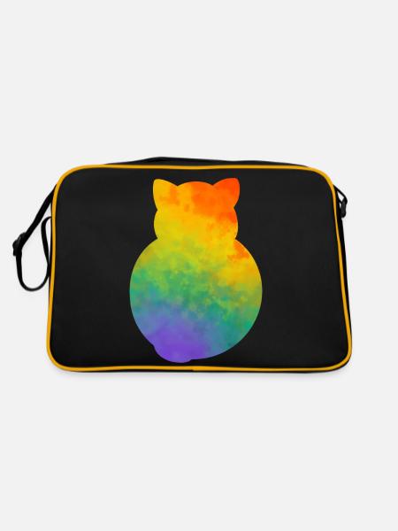 Pride Kitty - Retro Bag - black/gold - Back