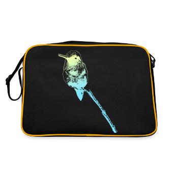 Colibri Oiseau Animal Oiseaux coloré Colibris Nature - Sac Retro - noir/or - Dos