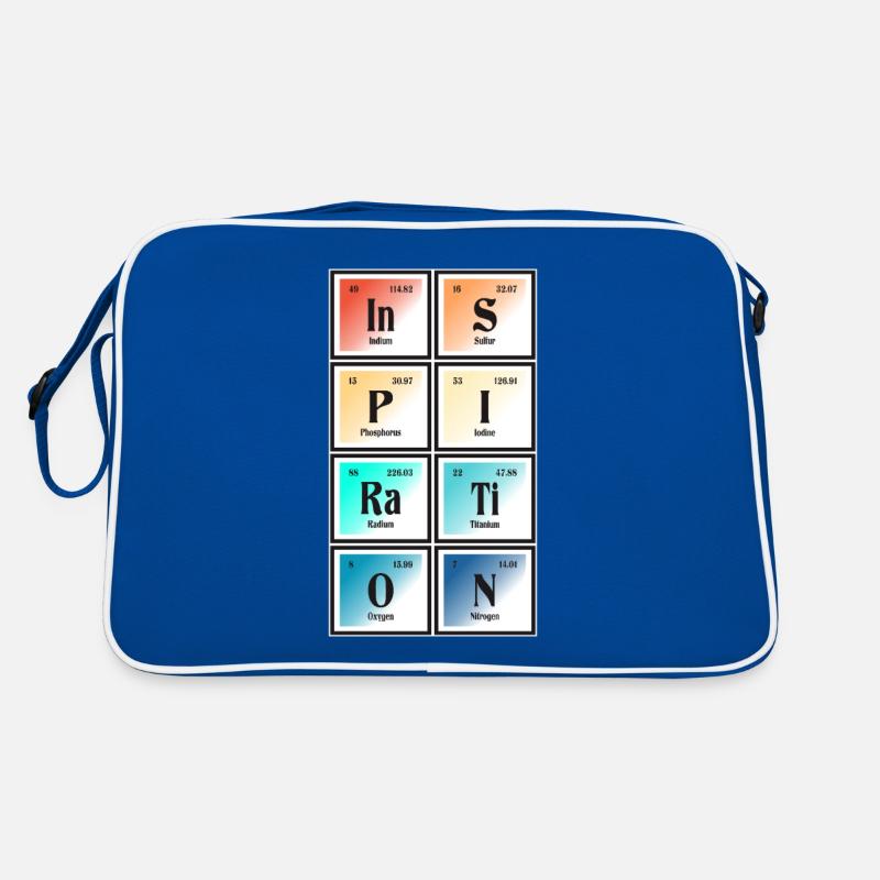 Inspiration - Periodensystem der Elemente Retro Tasche