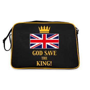 God Save The King! (England / Great Britain / 4C) - Retro Bag - black/gold - Back