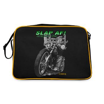 Slap AF - Détendez-vous - Sac Retro - noir/or - Dos
