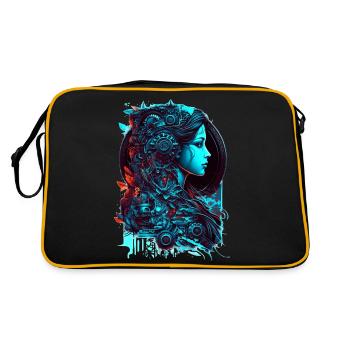 Steampunk dans le rétro-futurisme avec la technologie - Sac Retro - noir/or - Dos