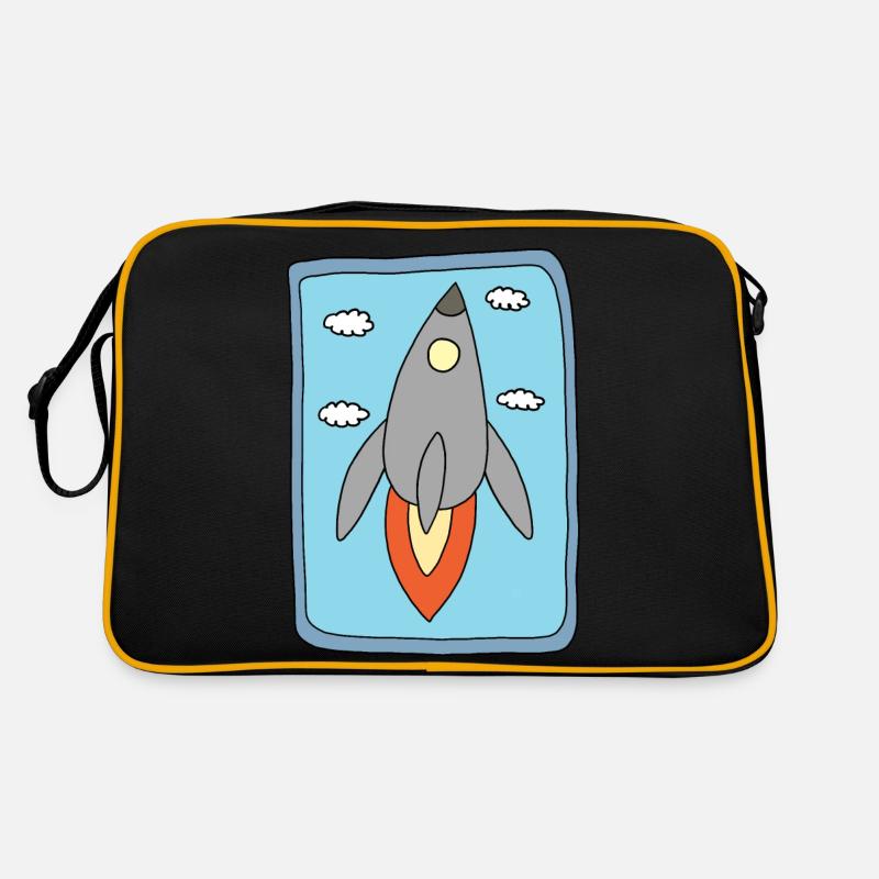 Rocket Design Retro Bag