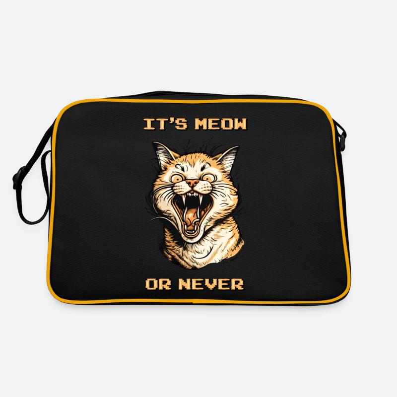 It's Meow or Never Retro Bag