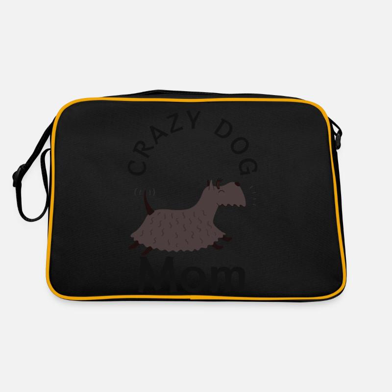 Maman folle de chien Sac Retro