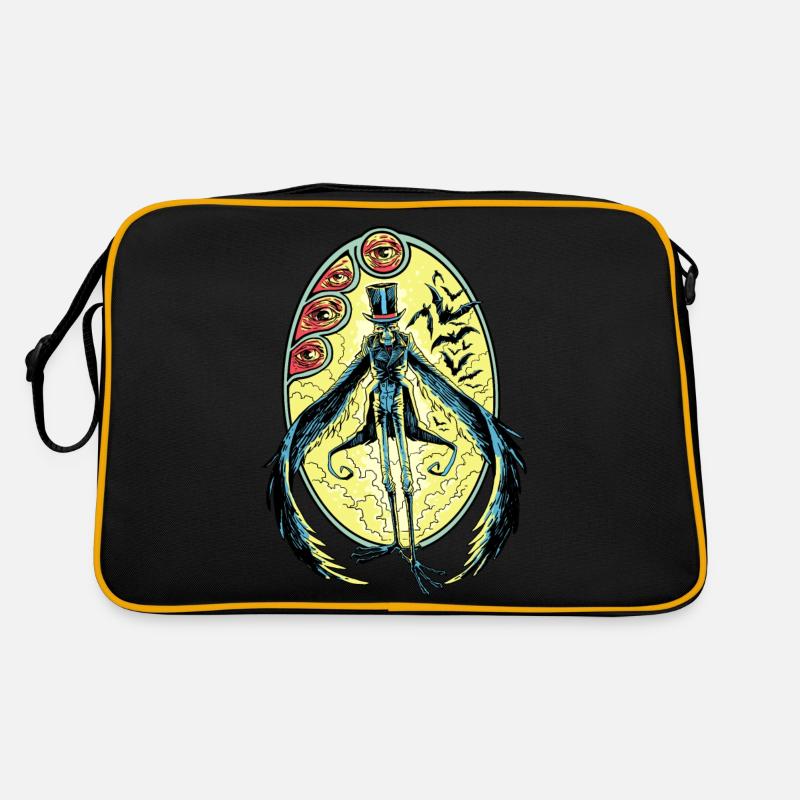 MR. SMART DARKNESS - Retro Tasche - Schwarz/Gold