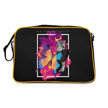MÉTAMORPHOSE CONCEPTION ASTUCIEUSE DE PAPILLON - Sac Retro - noir/or - Dos