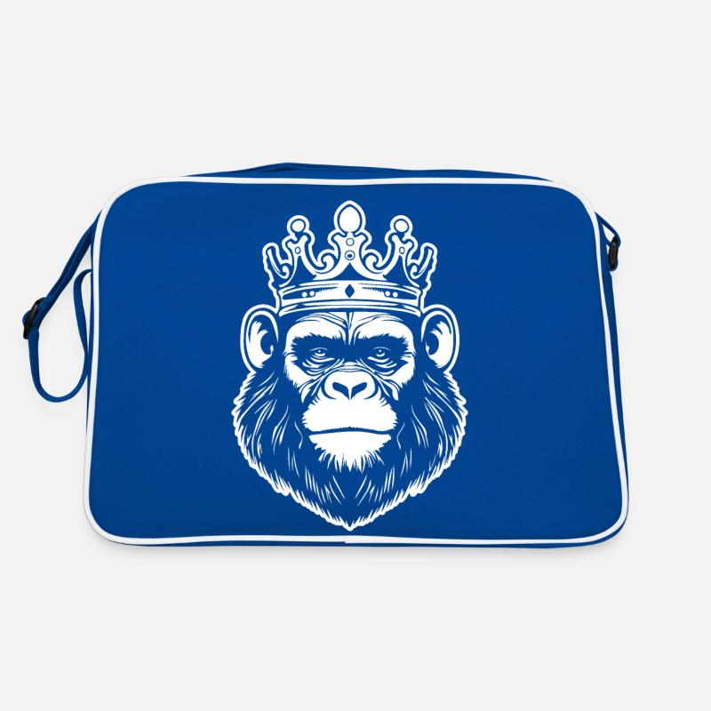 Affe Affen Affengesicht Dschungel Retro Tasche