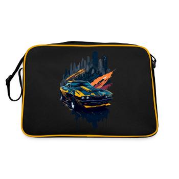 Classic sports car - Retro Bag - black/gold - Back