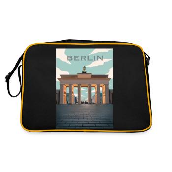 Berlin - Sac Retro - noir/or - Dos