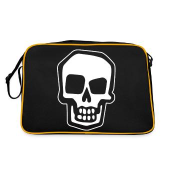 Skeleton Costume Bones Halloween Horror - Retro Bag - black/gold - Back