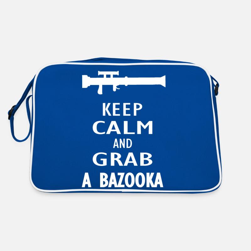Keep Calm and grab a Bazooka Retro Tasche