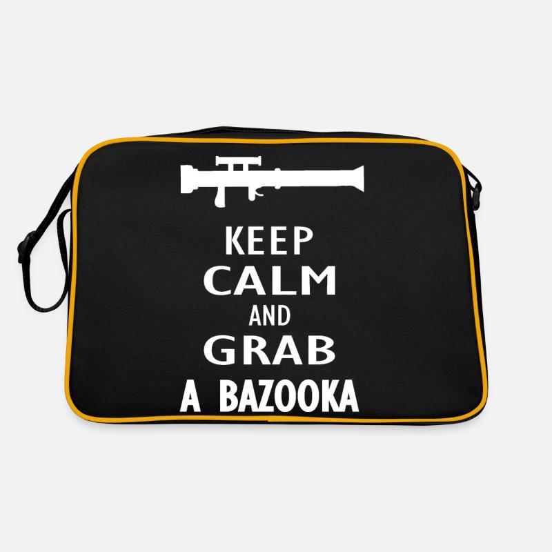 Restez calme et prenez un bazooka Sac Retro