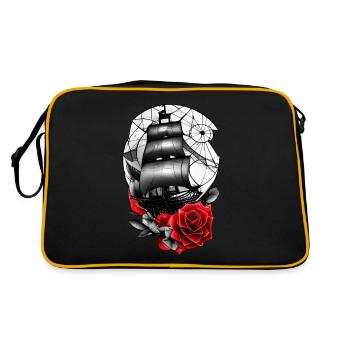 Ship - Retro Bag - black/gold - Back