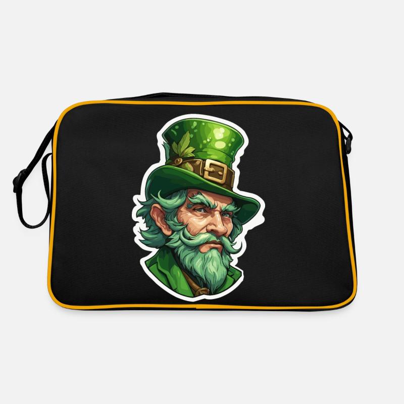 Leprechaun / Leprechaun / Vert / Gingembre / Irlande Sac Retro