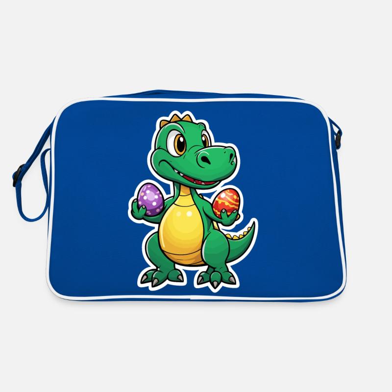 Dinosaurier Ostereier Ostern Retro Tasche