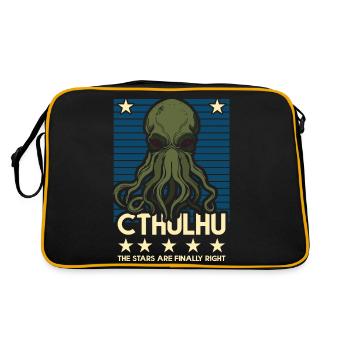 Cthulhu ! Les Stars ont enfin raison ! - Sac Retro - noir/or - Dos