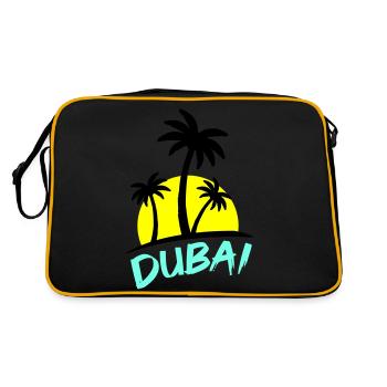 Dubai - Retro Bag - black/gold - Back