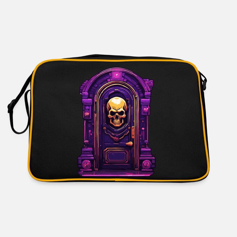 Door Knocker / Skull / Bell / Antique / Old Retro Bag
