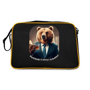 Les boissons alcoolisées sont toujours à la mode - Sac Retro - noir/or - Dos