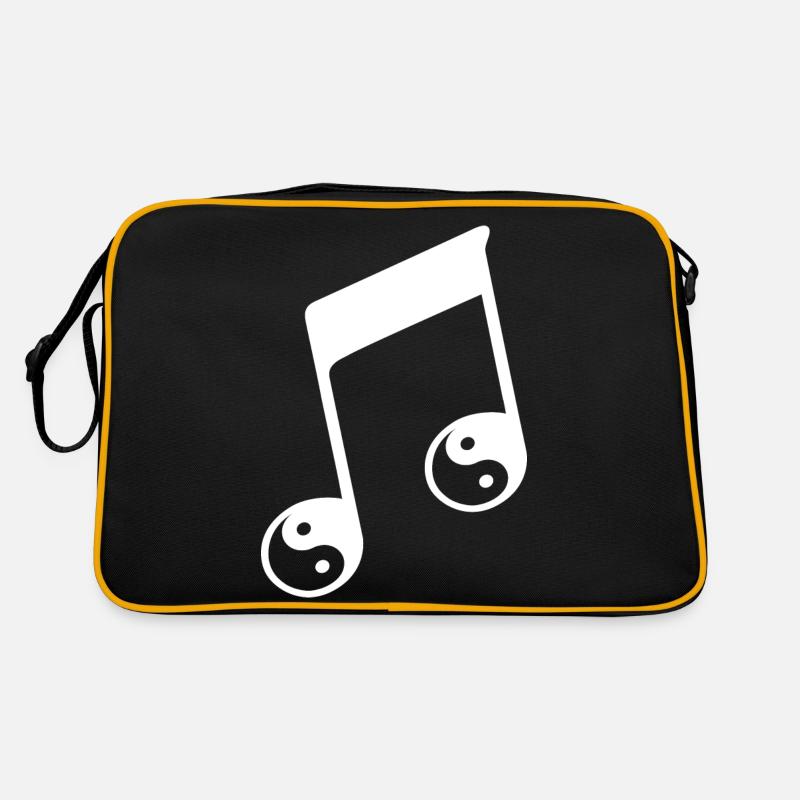 Musikalische Note Retro Tasche