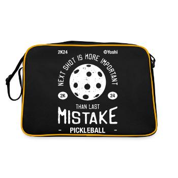 Pickleball, le prochain coup - Sac Retro - noir/or - Dos
