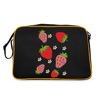 Fraises - Sac Retro - noir/or - Dos