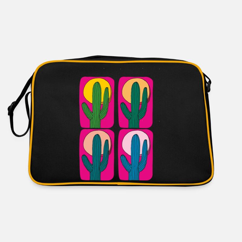 Cactus Mexique 4 plis Sac Retro