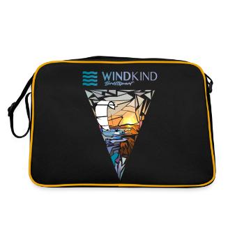 Kitesurfeurs - Sac Retro - noir/or - Dos