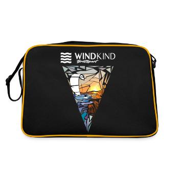 Kitesurfeurs - Sac Retro - noir/or - Dos