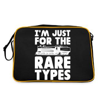 Im just here for the lumpia Design for an oriental - Retro Bag - black/gold - Back